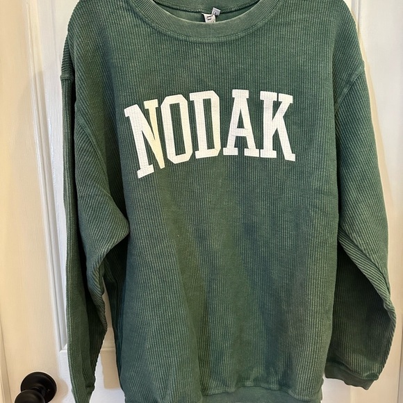 Chicka-d Tops - Green Oversized Hoodie with Long Sleeves and Boxy Fit